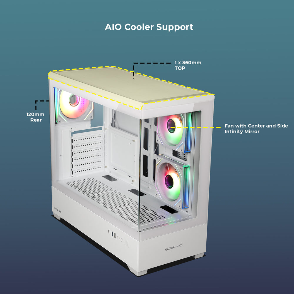 Zebronics Solaris Premium Gaming Chassis