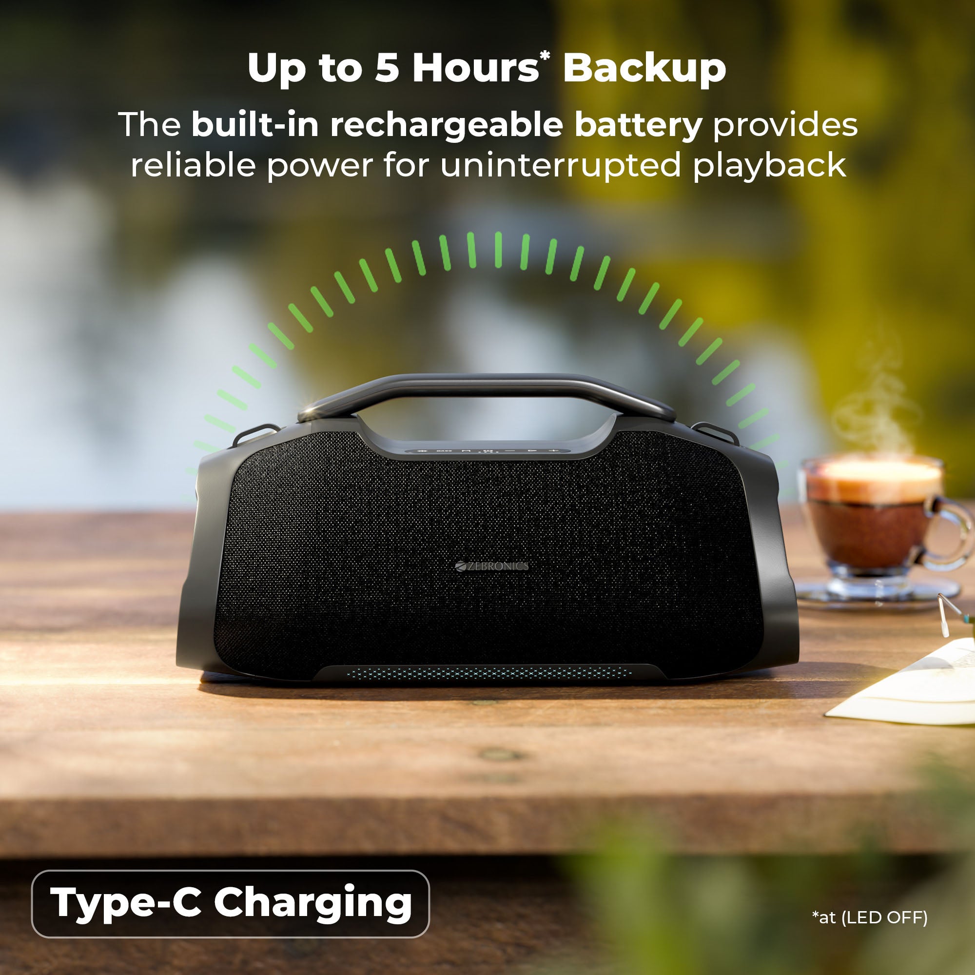 Zebronics Sound Feast 550 Portable Wireless Speaker
