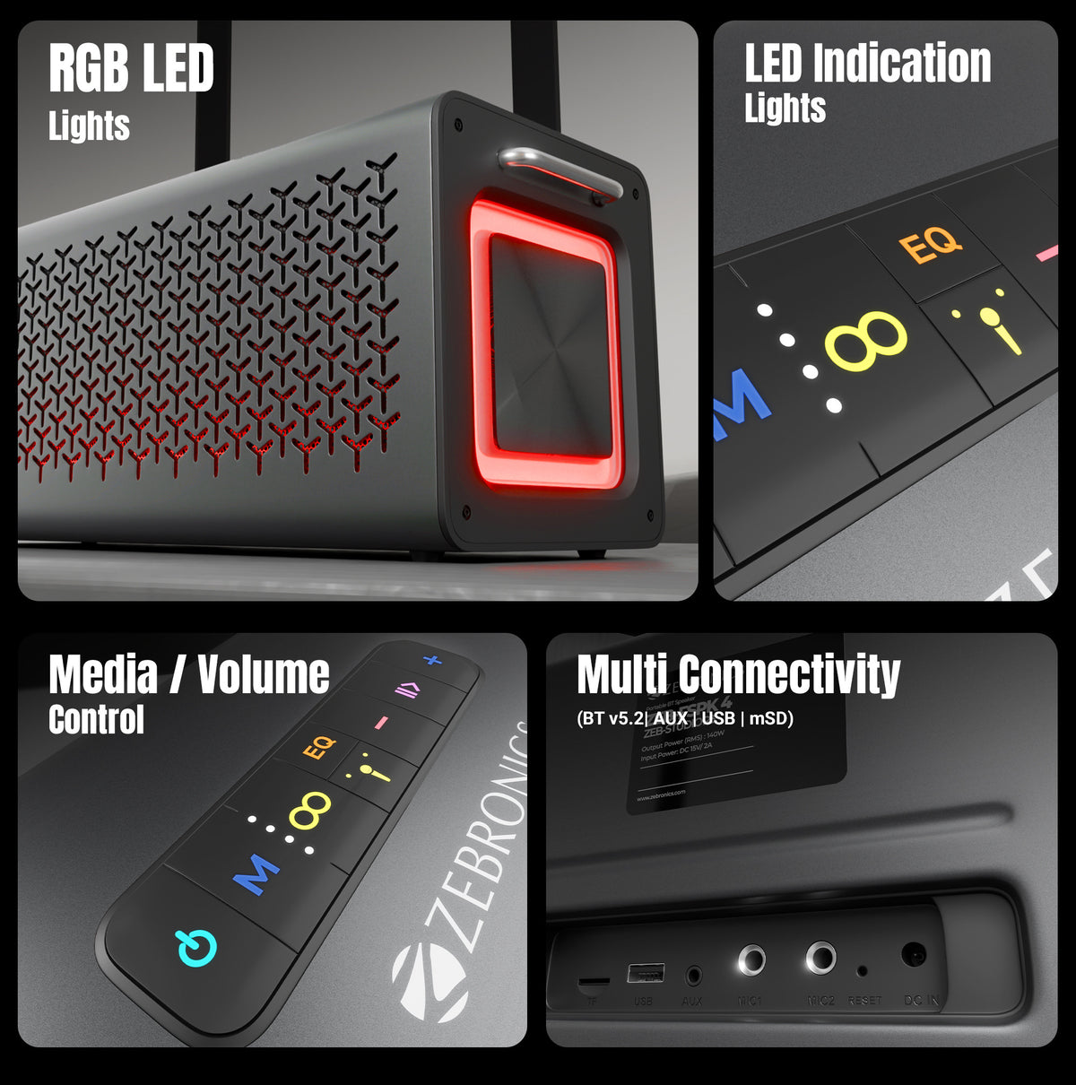 Zebronics Studio R3 Wireless Portable Speaker