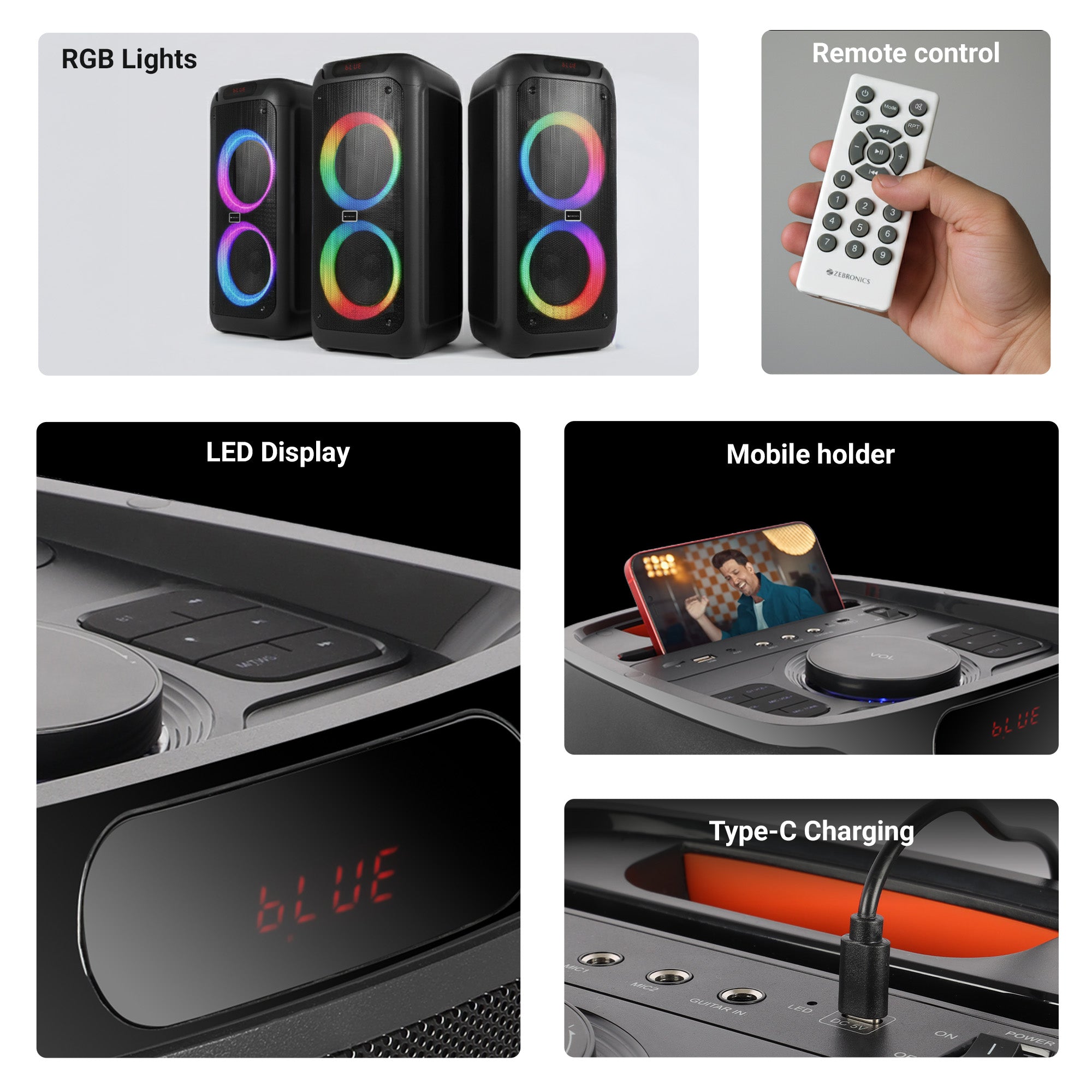 Zebronics Thump 801 DJ Speaker