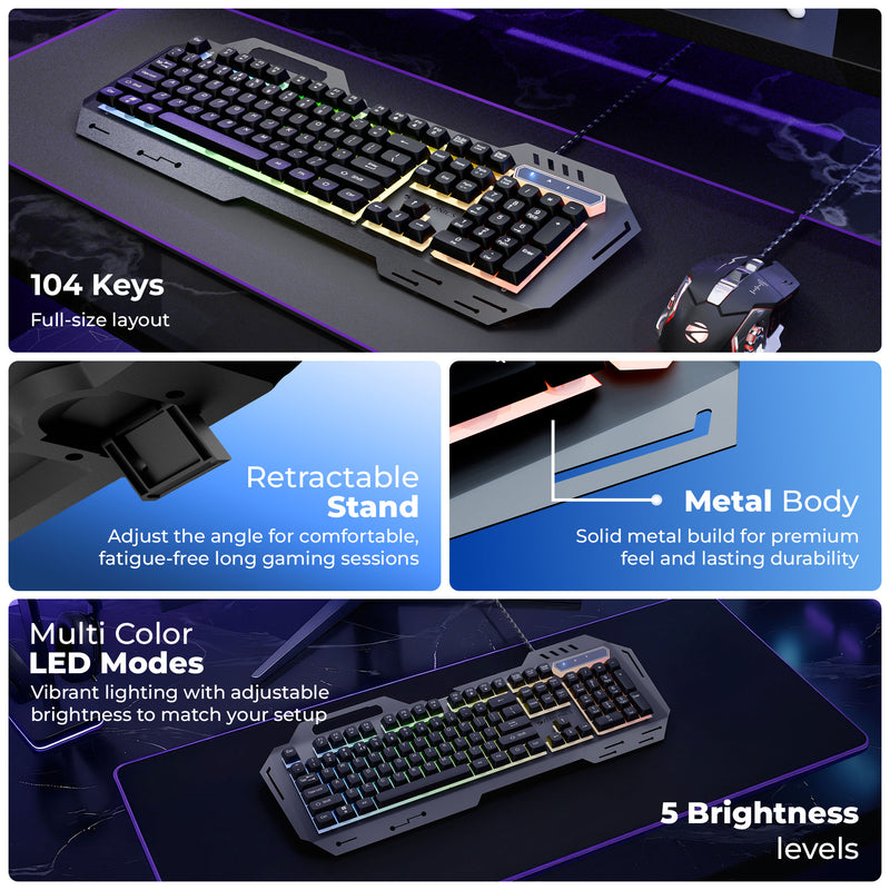 Zebronics  Transformer 3 Wired Combo RGB thumbnail 2