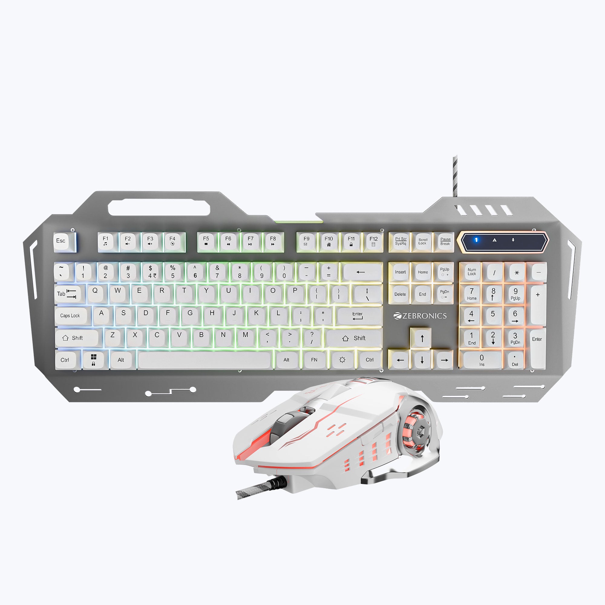 ホワイト レジスター5点一式セット 鍵付き 山崎実業 鍵掛け smart スマート マグネット キーフック＆トレイ