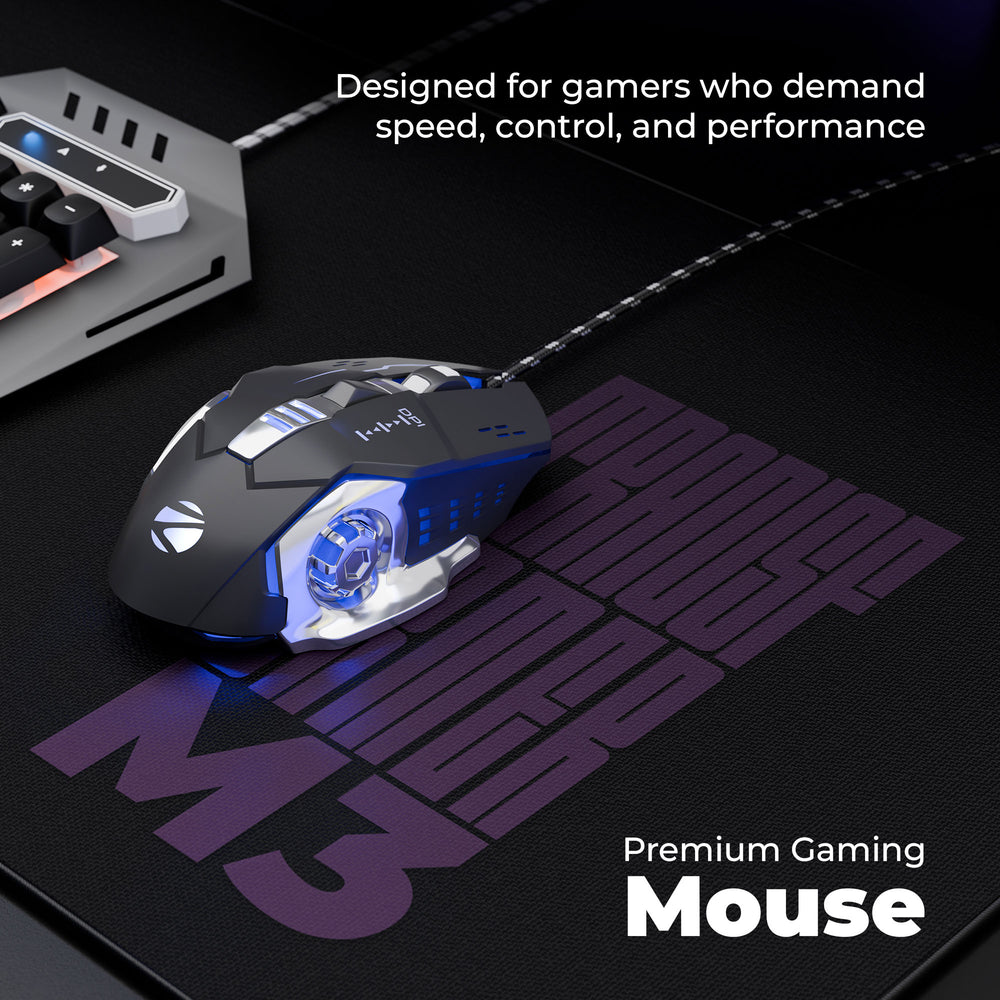 Transformer Computer Mouse Zebronics Transformer M3 Premium Gaming Mouse