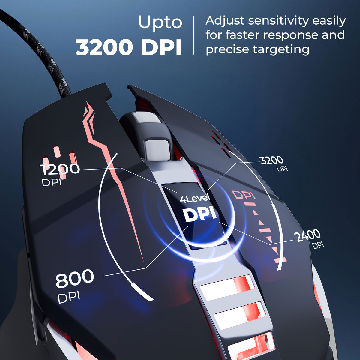 Zebronics Transformer M3 Premium Gaming Mouse