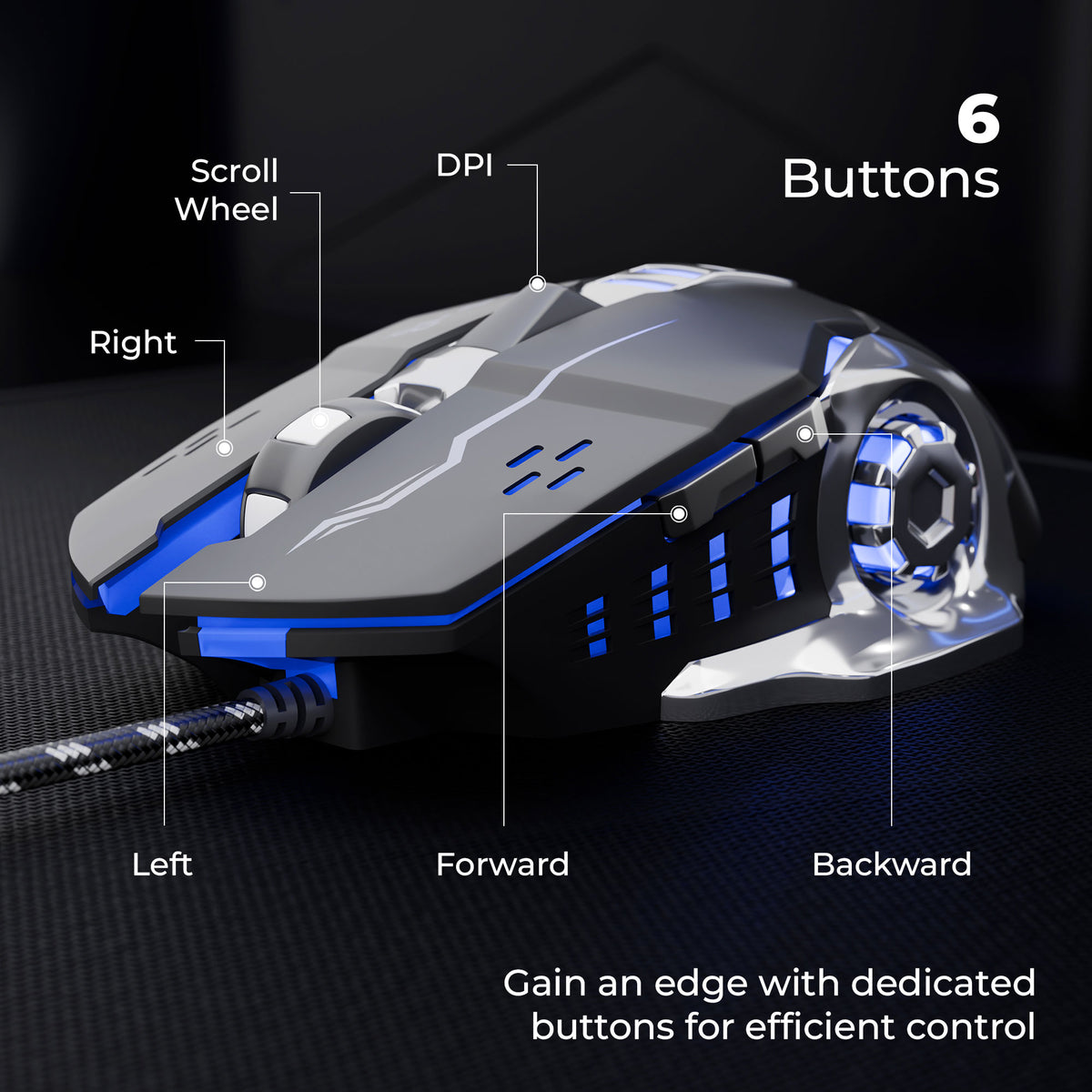 Zebronics Transformer M3 Premium Gaming Mouse
