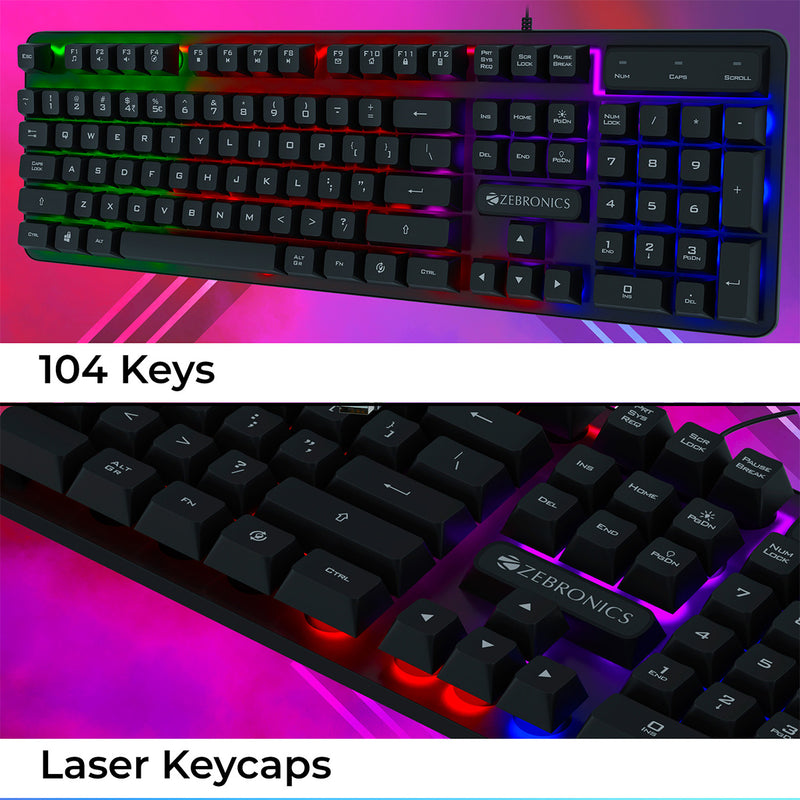 Zebronics Keyboard Box Zebronics Transformer K1 Premium Gaming Keyboard