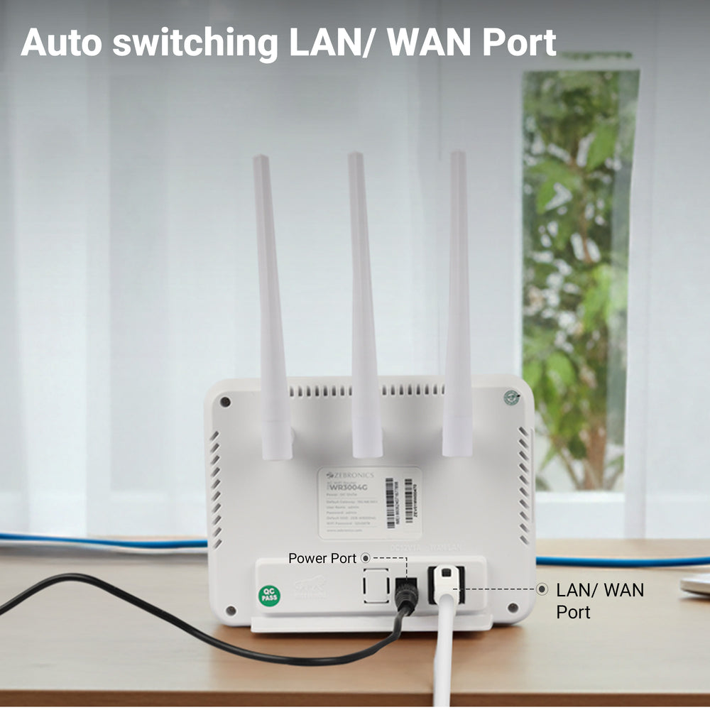 Zebronics WR3004G WiFi Router