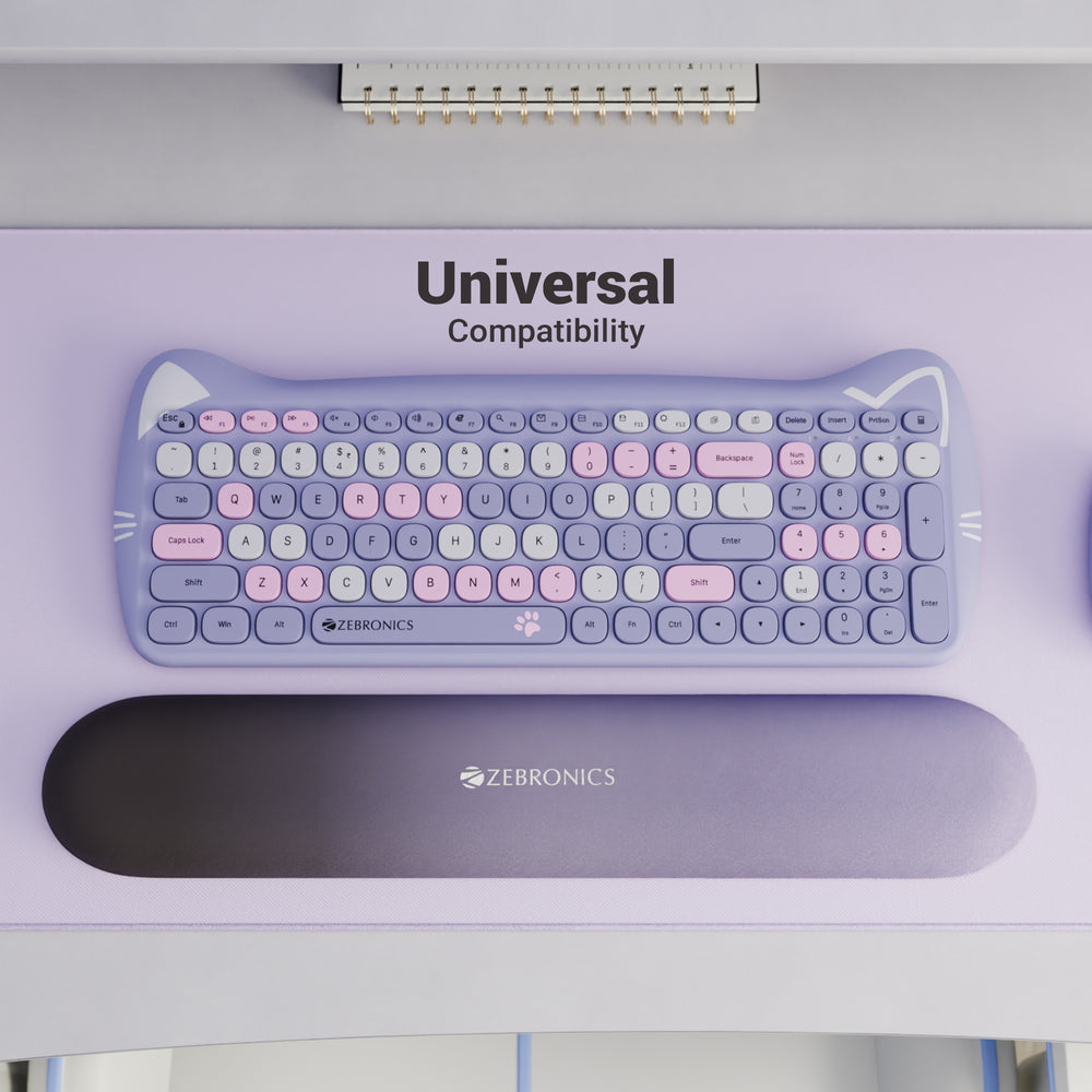 Zebronics Wrist Ease Keyboard Wrist Rest Pad