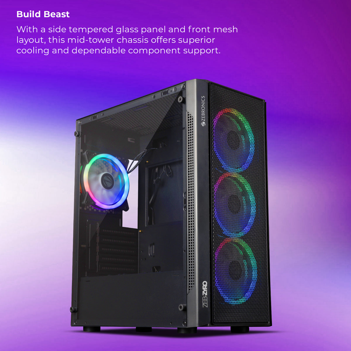 Zebronics Zyro Premium Gaming Chassis