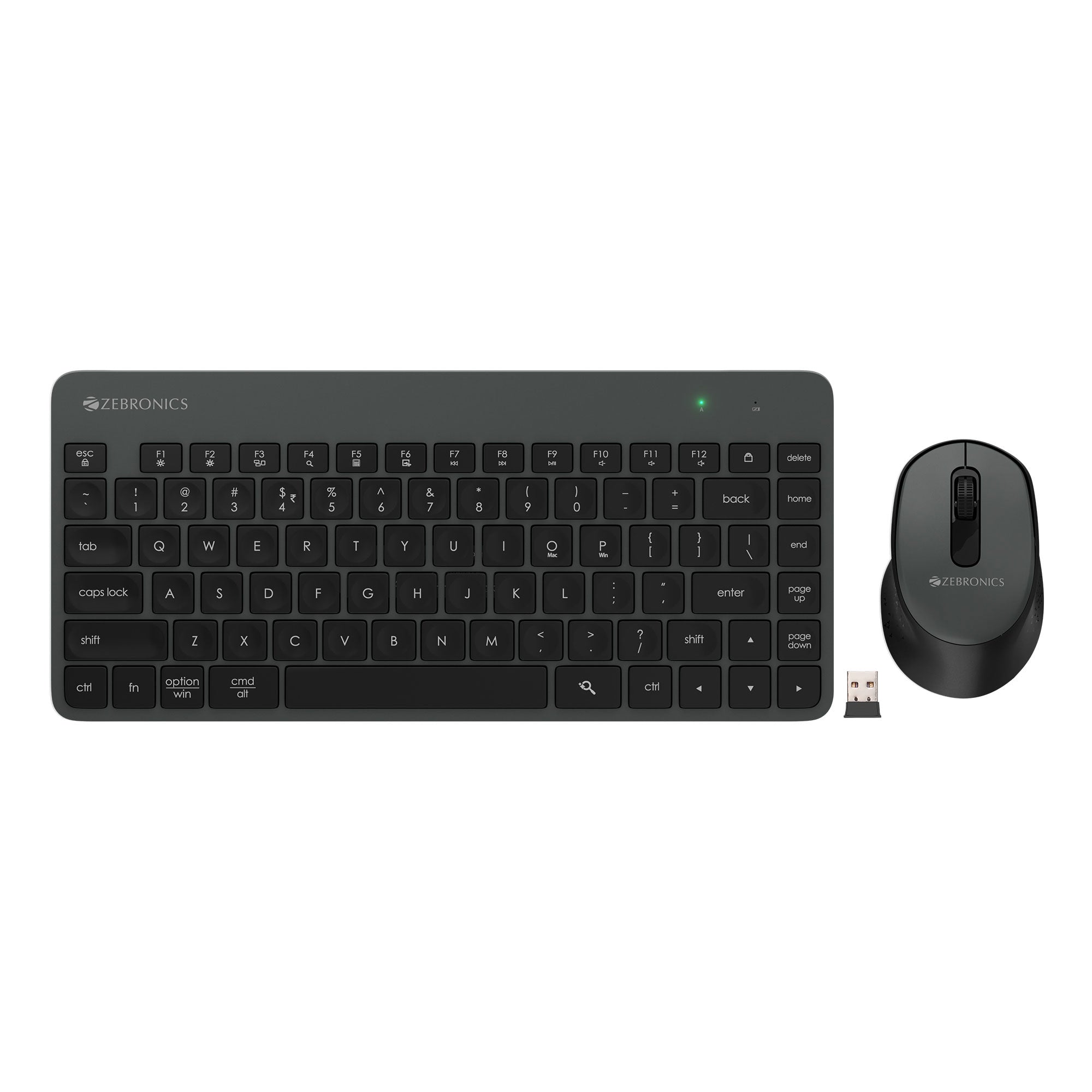 Zeb-companion-201 - Wireless Keyboard and Mouse Combo  - Zebronics