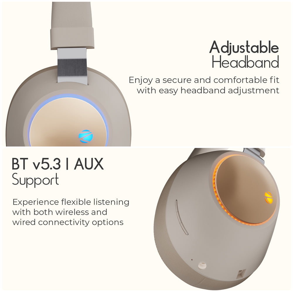 Zebronics Zeb-Duke Wireless Bluetooth Over-Ear Headphones with Built-in Microphone headphones thumbnail 9