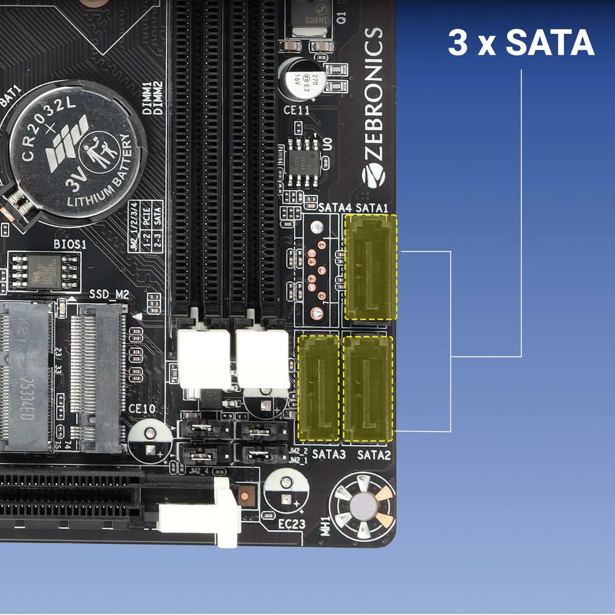 Zebronics H61SM2 - LGA 1155 SOCKET