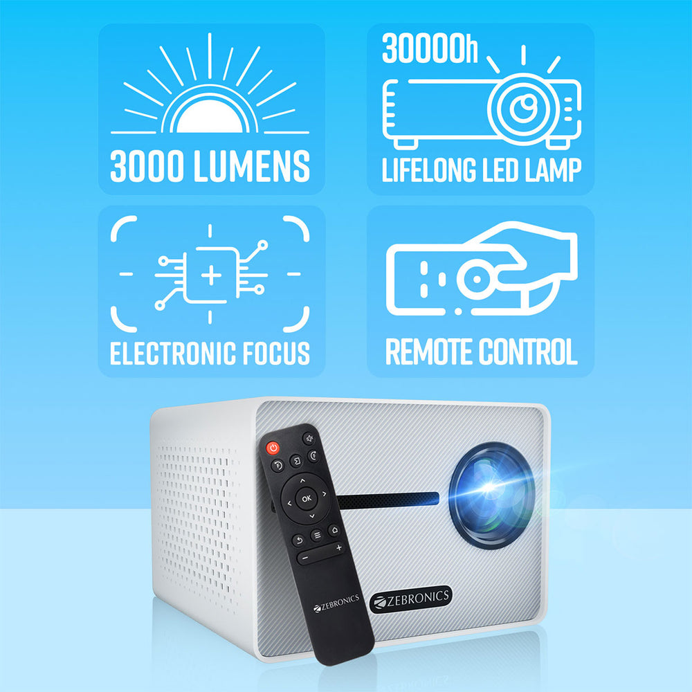 Mini Projectore Zebronics Zebronics PixaPlay 20 LED Projector