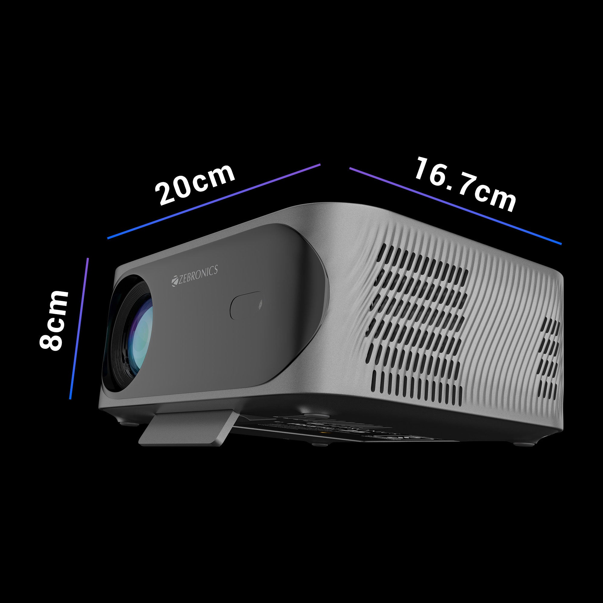 Zeb-Pixaplay 25 - LED Projector - Zebronics