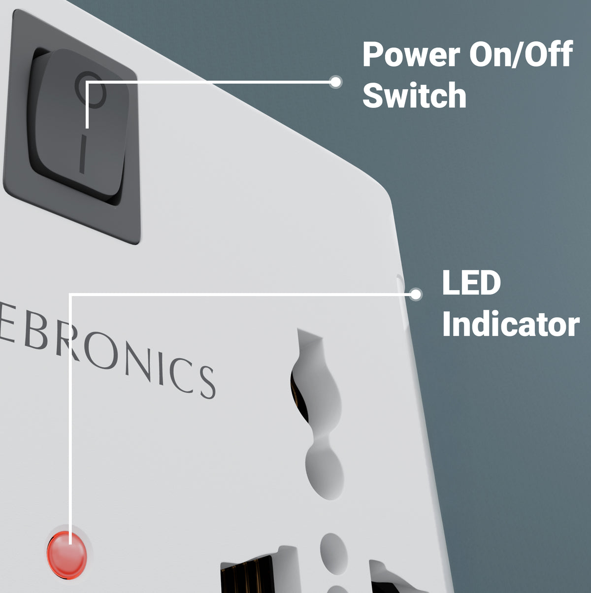 Zebronics Power Plug 42 Power Extension Socket
