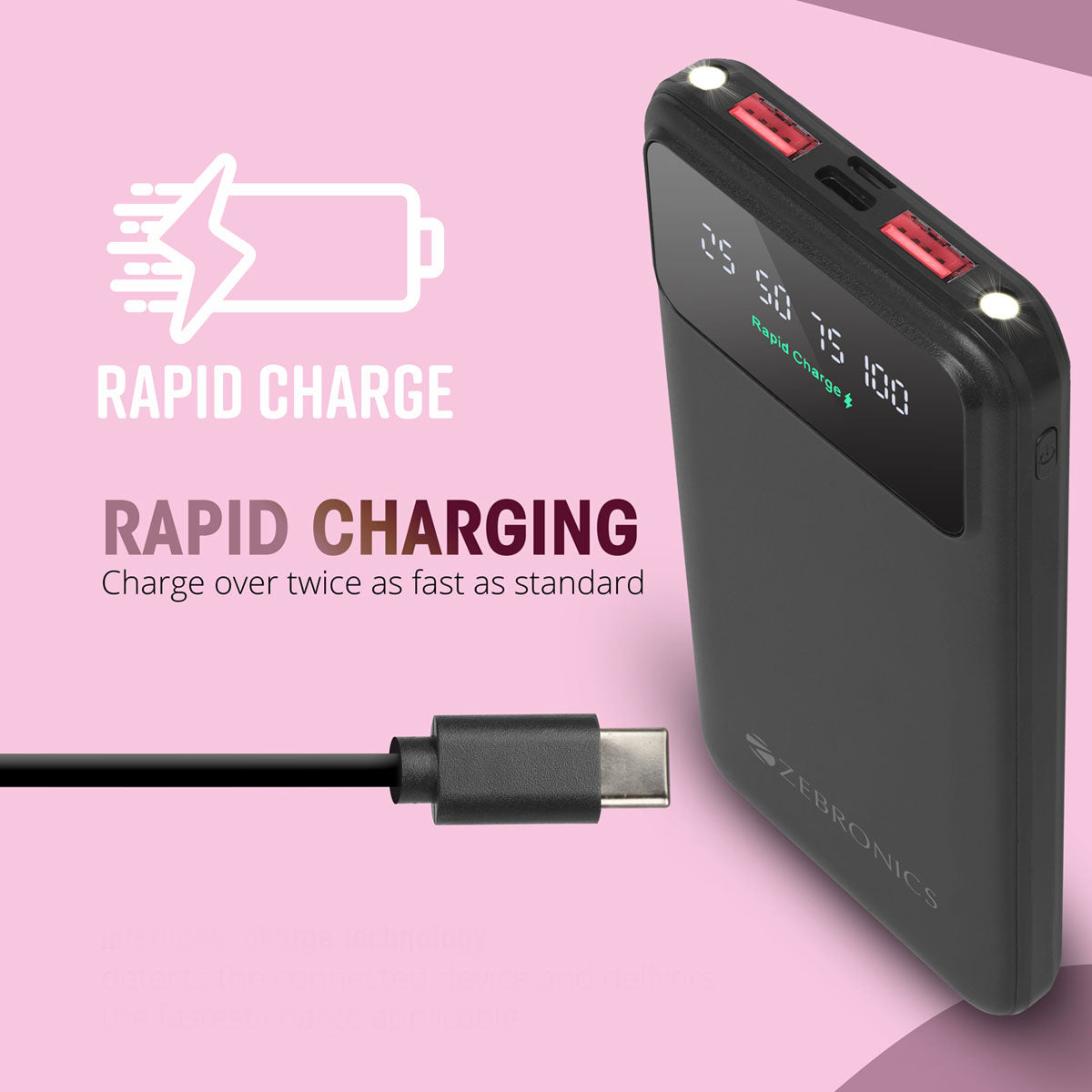 Zeb MB10000S10 Pro - Power Bank - Zebronics