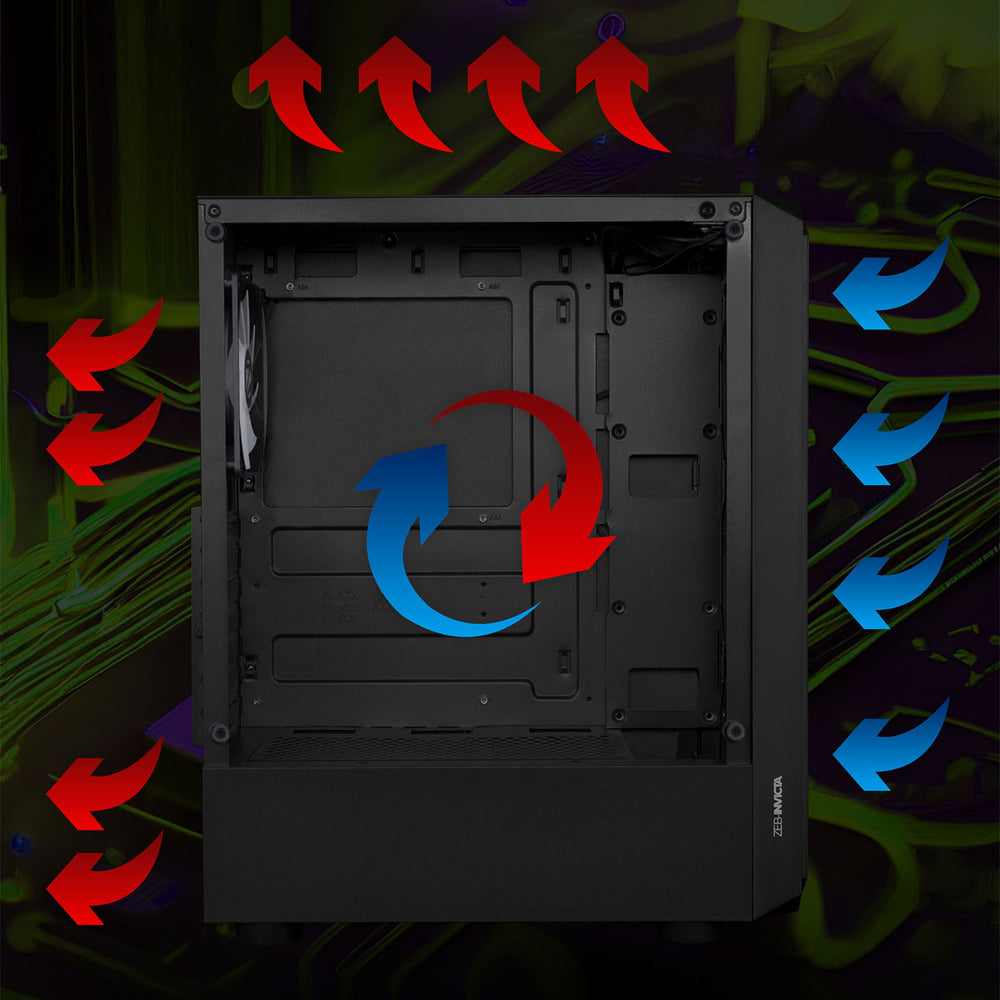 Zebronics Fan Zebronics Invicta Premium Gaming Chassis