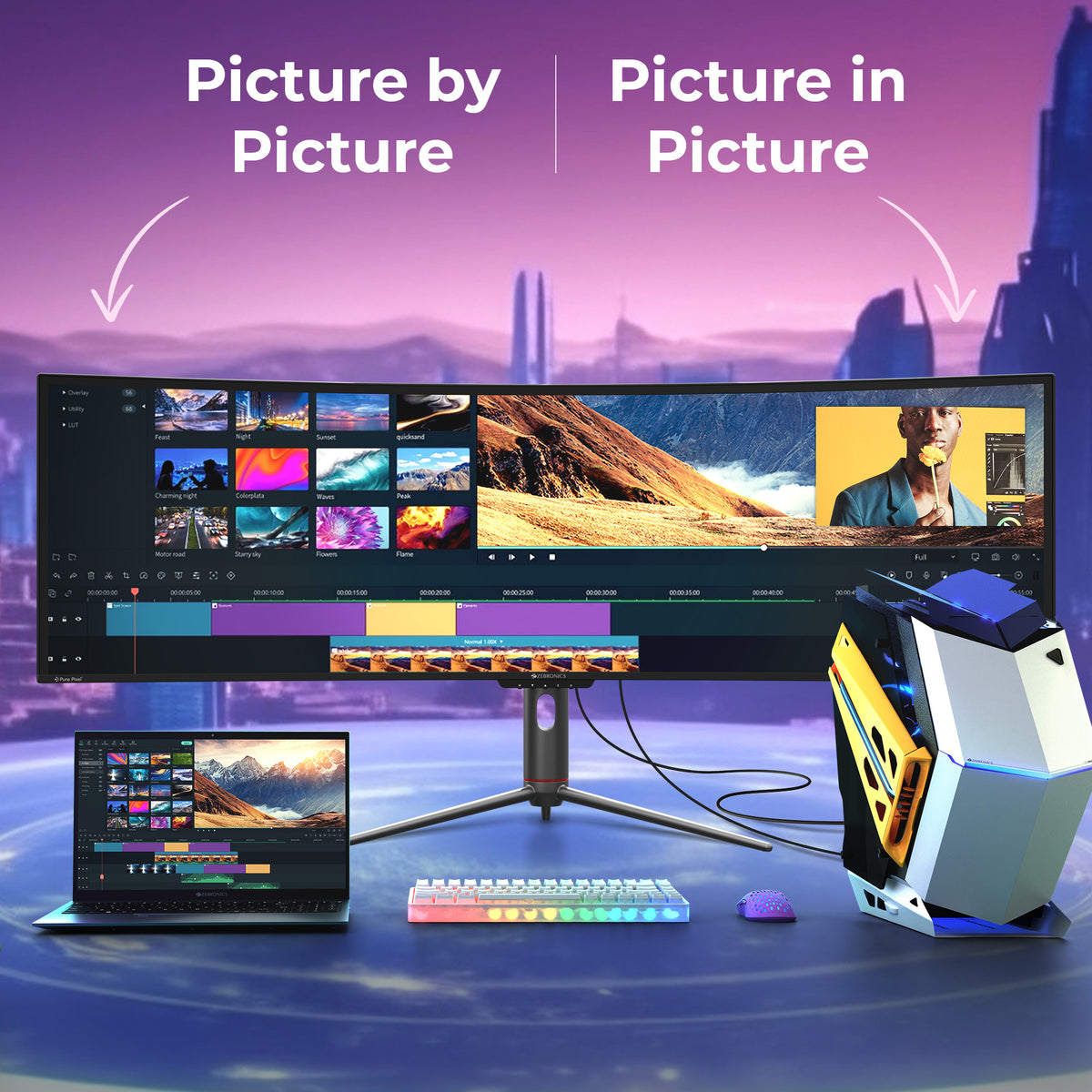 Zebronics N49A Gaming Monitor