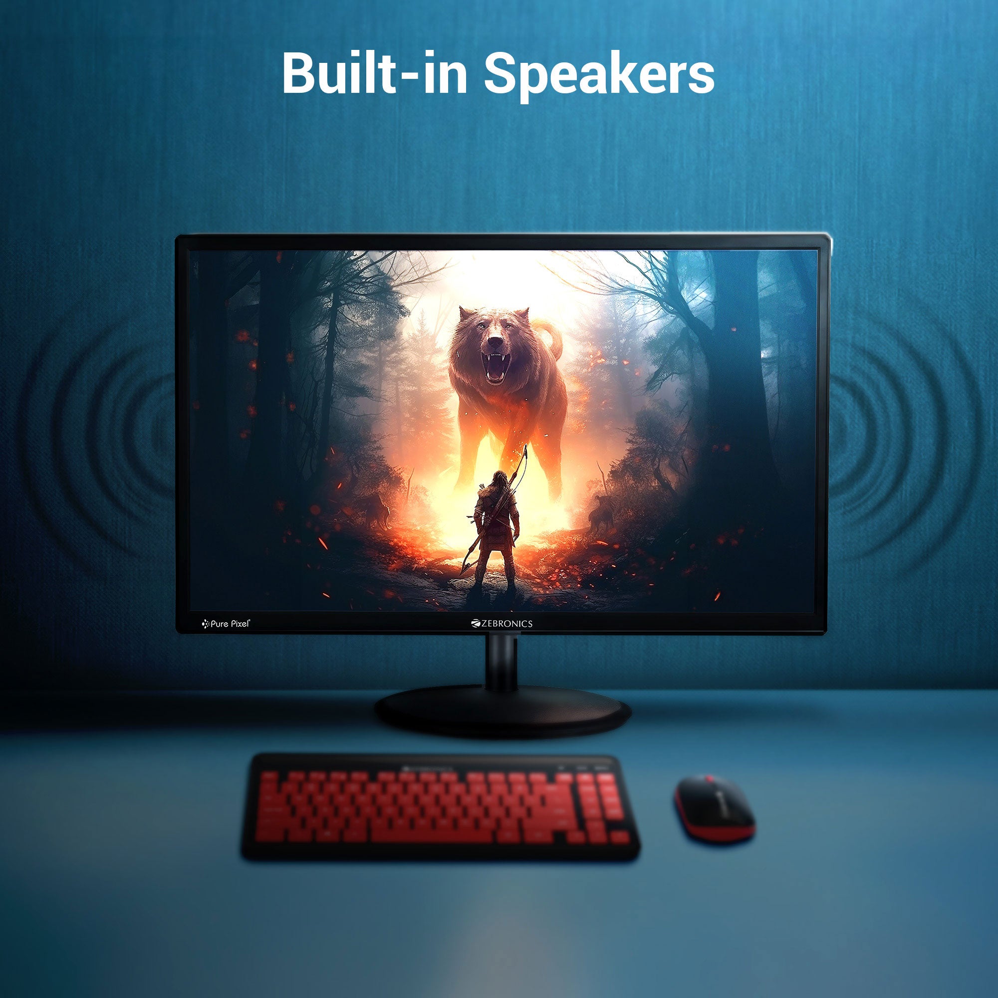 Zeb PA124 - LED Monitors - Zebronics