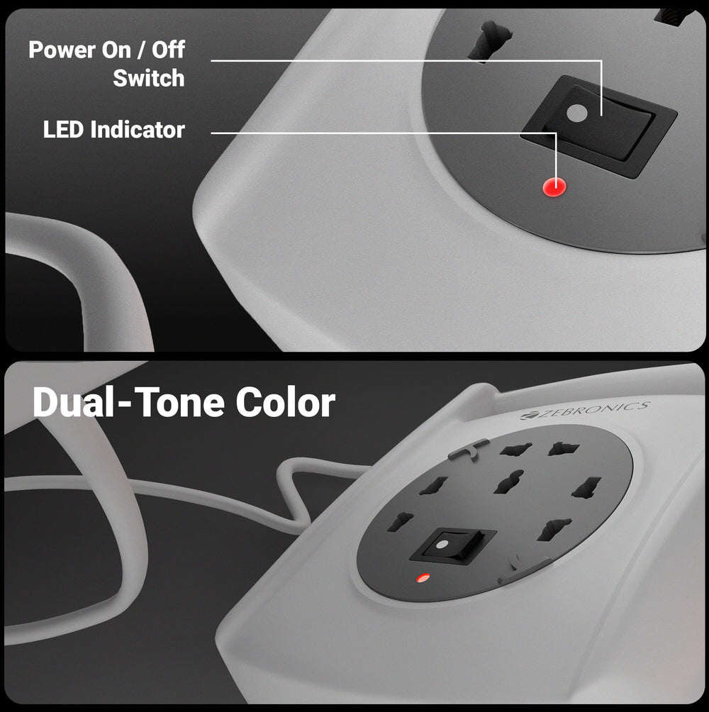 Zebronics Power Block 138 Power Extension Strip