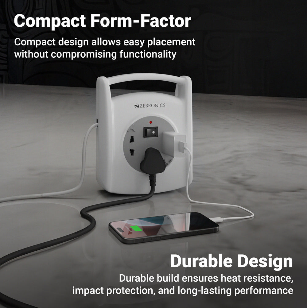 Zebronics Power Block 138 Power Extension Strip