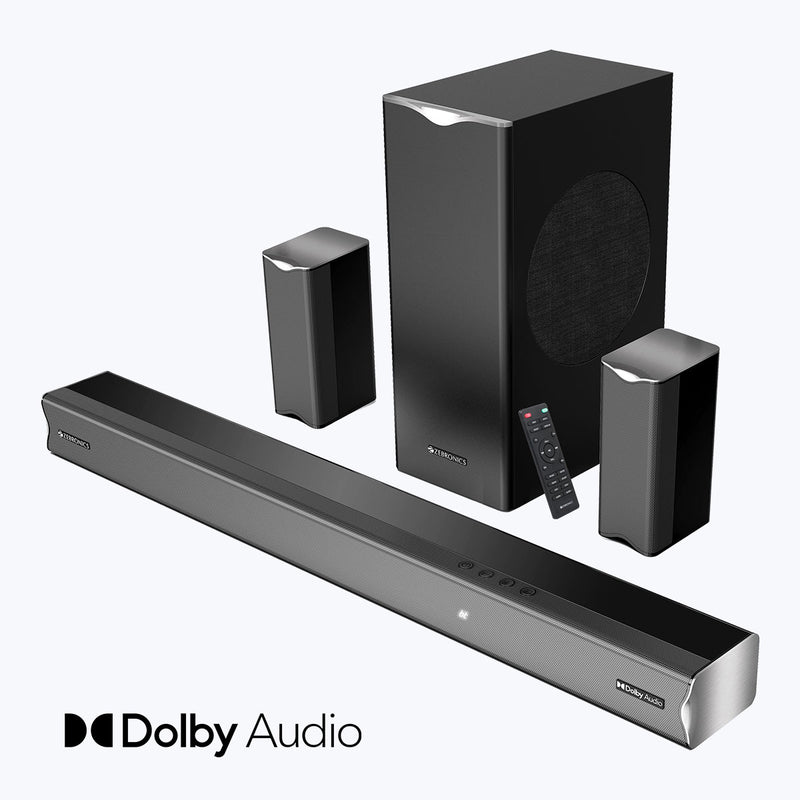Dolby Soundbars with Wireless, HDMI, Optical Inputs - Zebronics