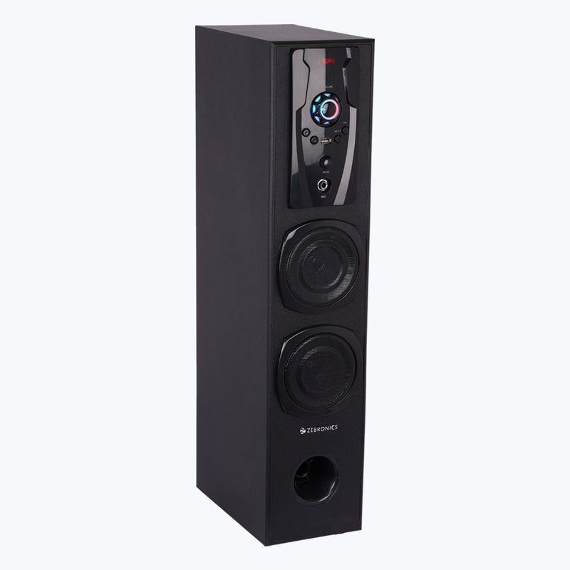 Zebronics Legend Tower Speaker - 80W, LED display, karaoke