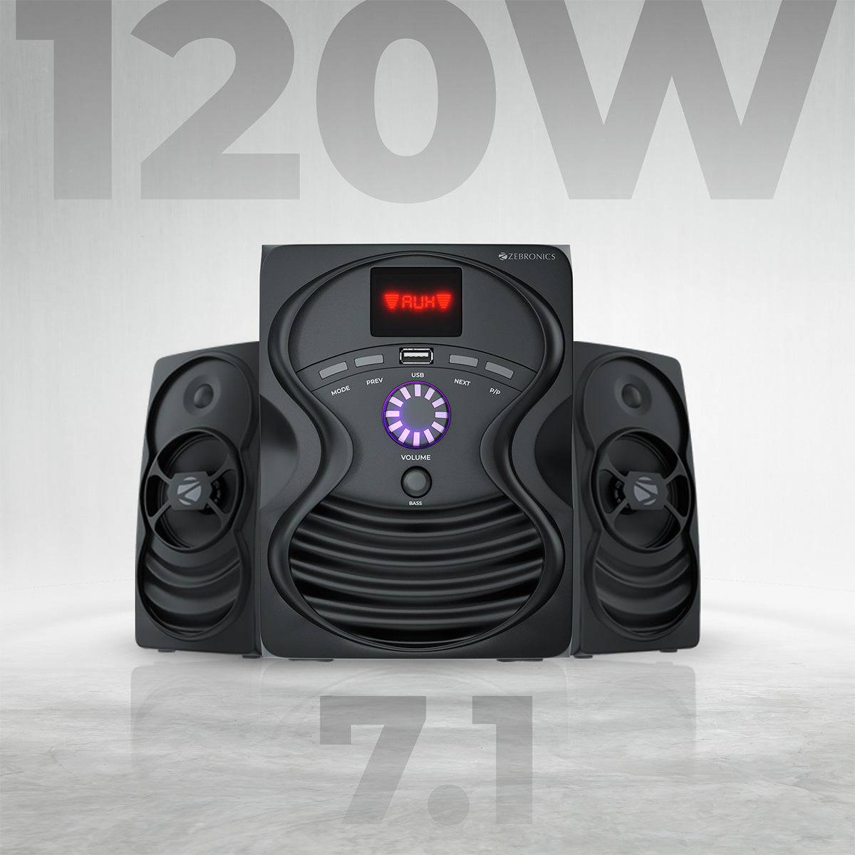 Zeb-Omega - 7.1 Speaker - Zebronics