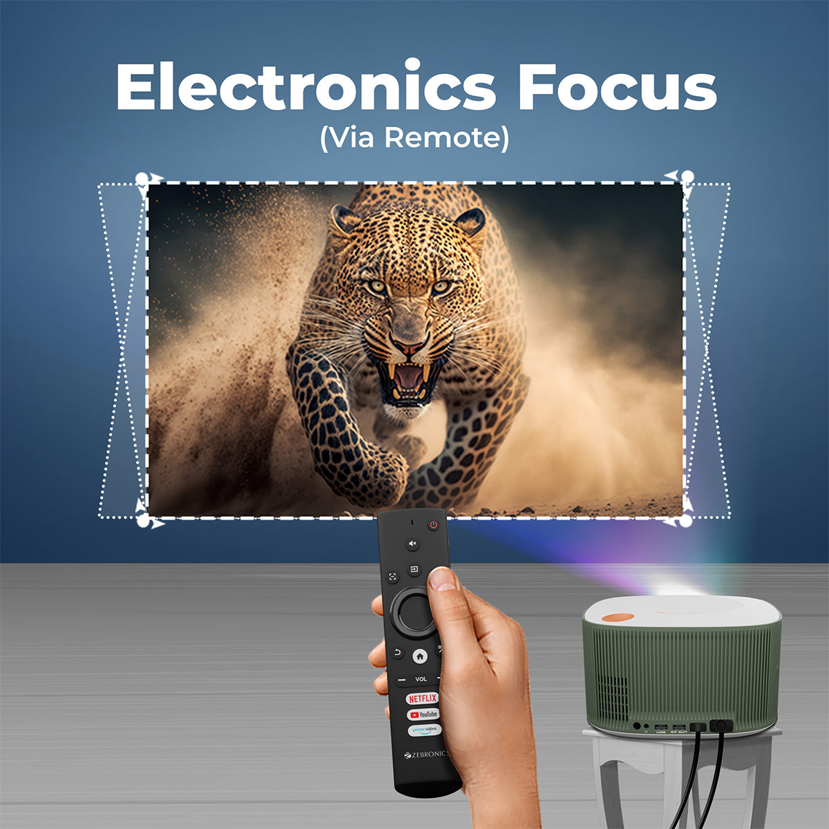 Zeb-PixaPlay 26 - Projector - Zebronics