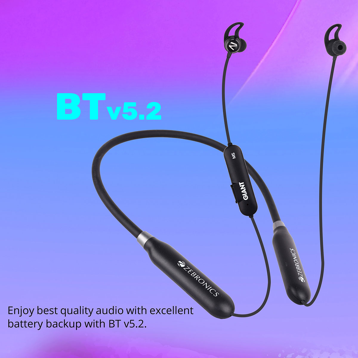 Zebronics wireless bluetooth online earphones