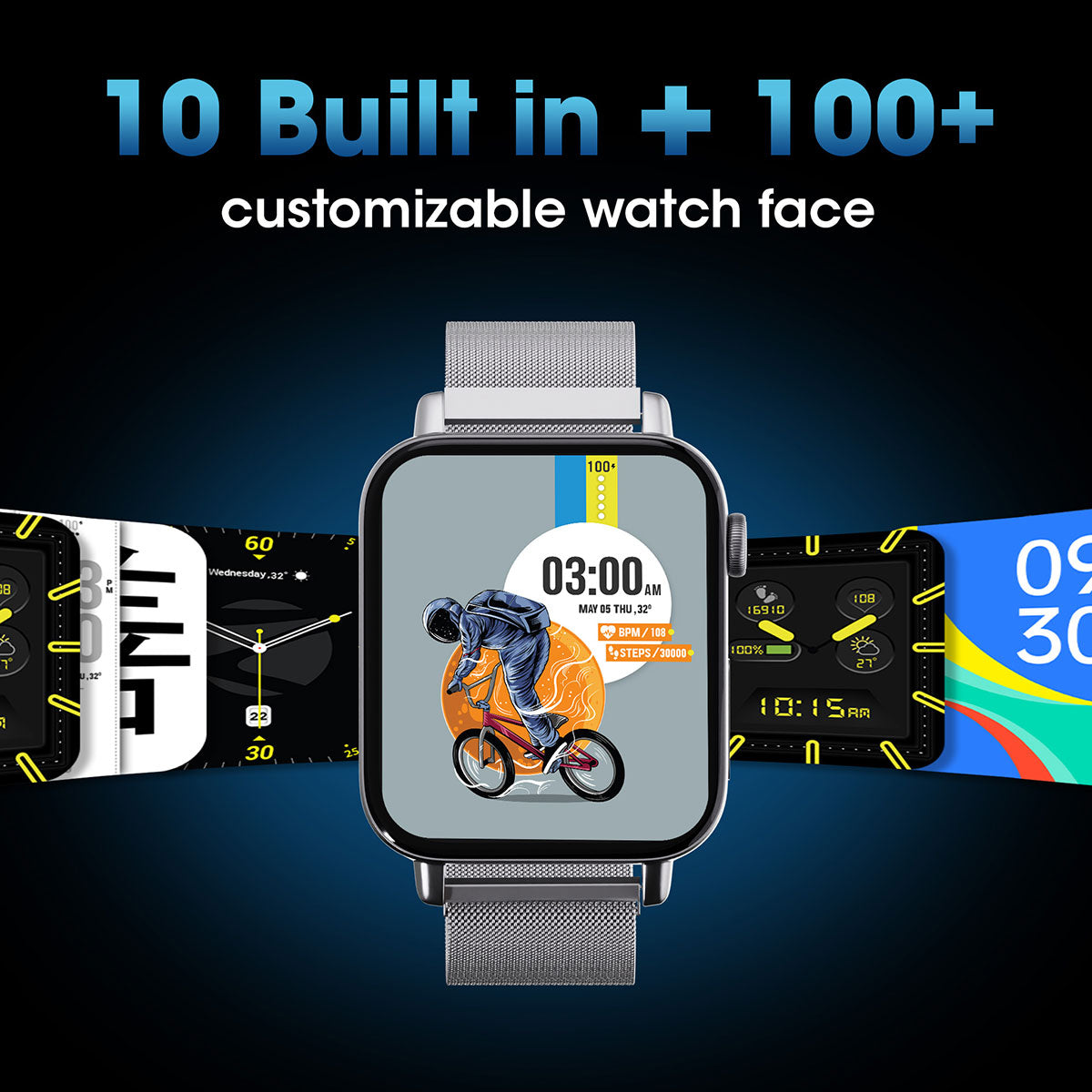 Smart watch 2024 with customizable face