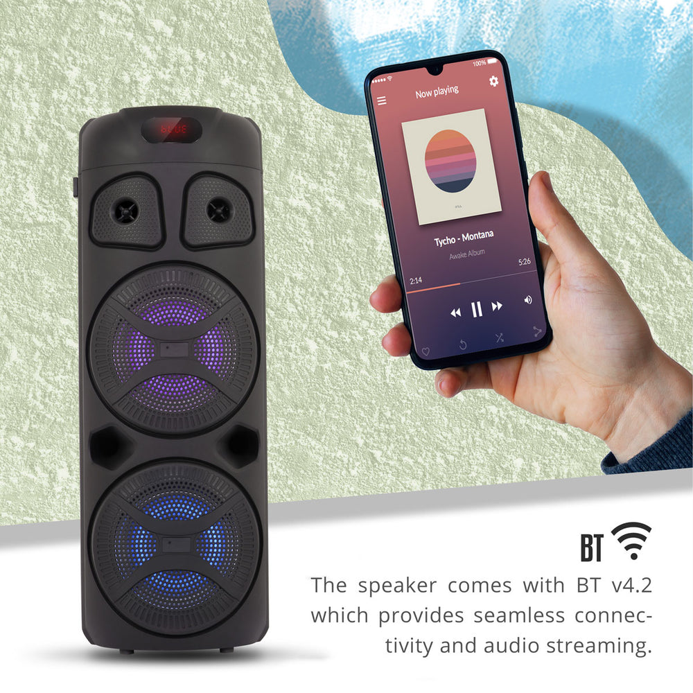 Zebronics 451 Moving Monster 2X8L Trolley Speaker - 48W