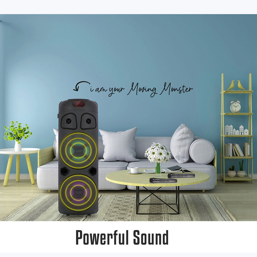 Zebronics 451 Moving Monster 2X8L Trolley Speaker - 48W