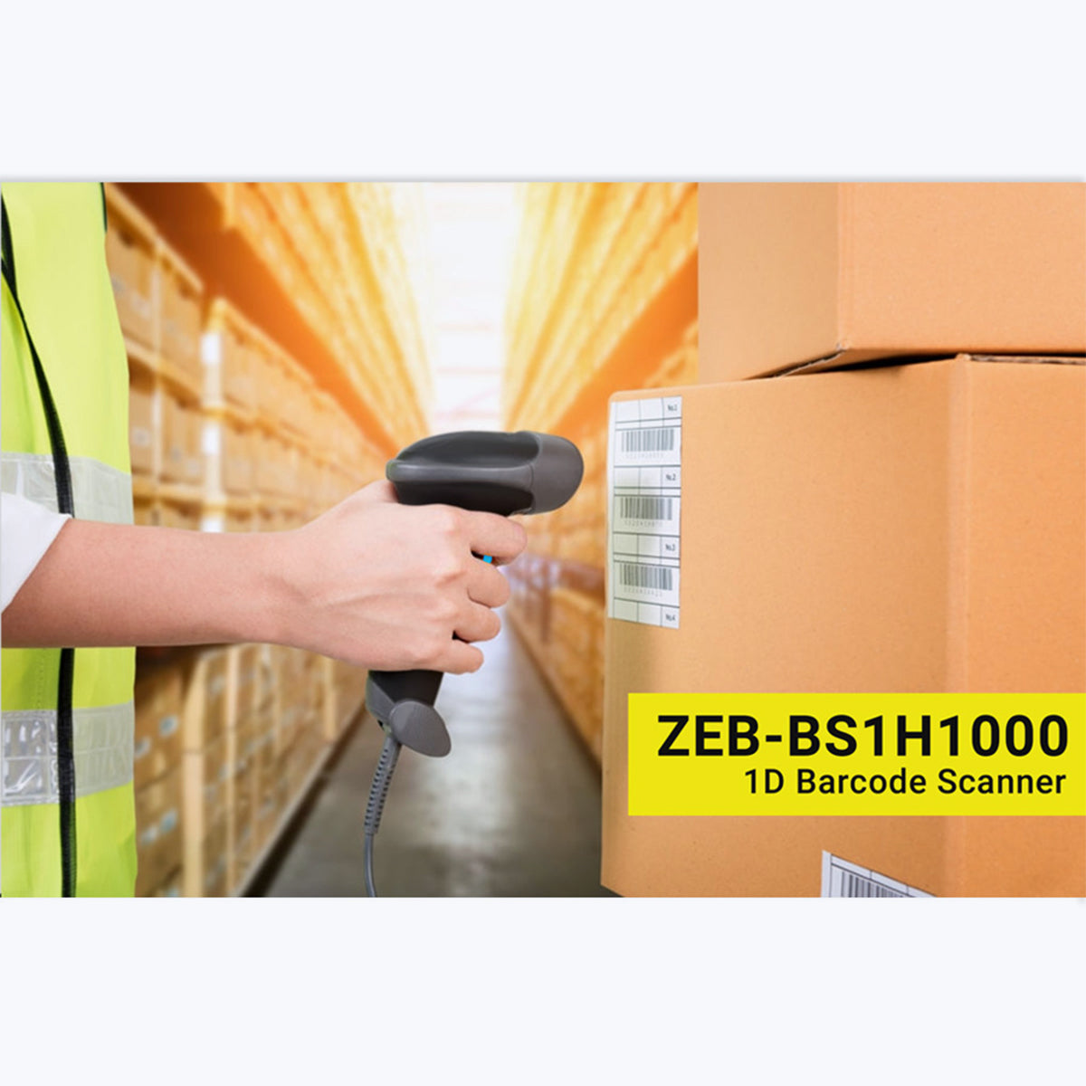 Zeb-BS1H1000 - Barcode Scanner - Zebronics