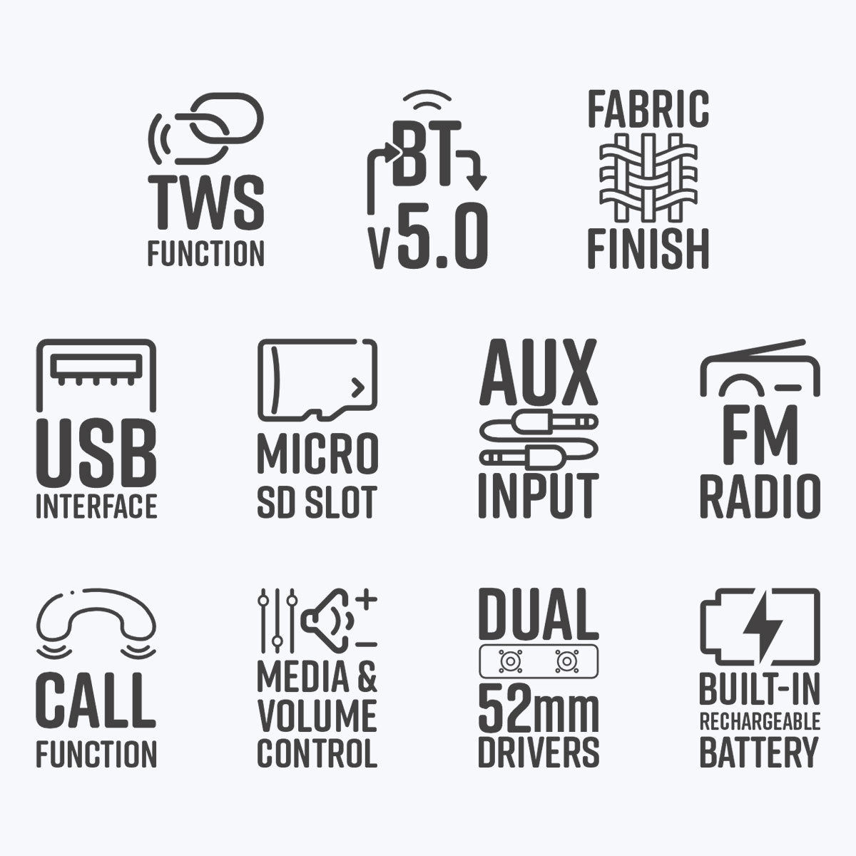 Zeb-Dawn 50 - Wireless Speakers - Zebronics