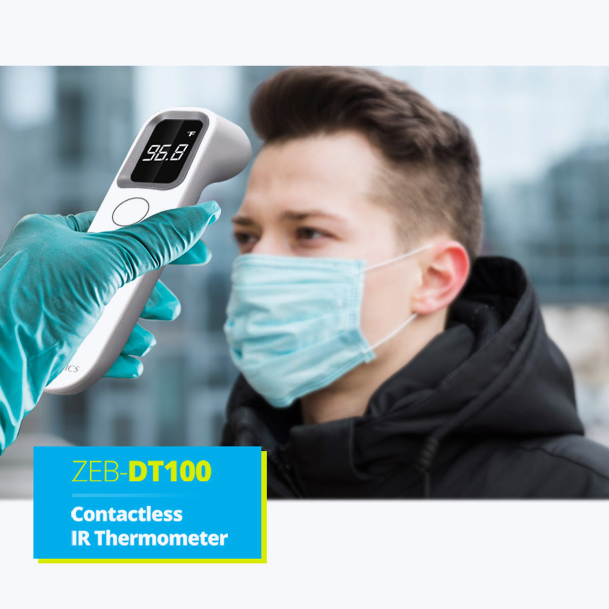 Zeb-DT100 - Contactless Infrared Thermometer - Zebronics