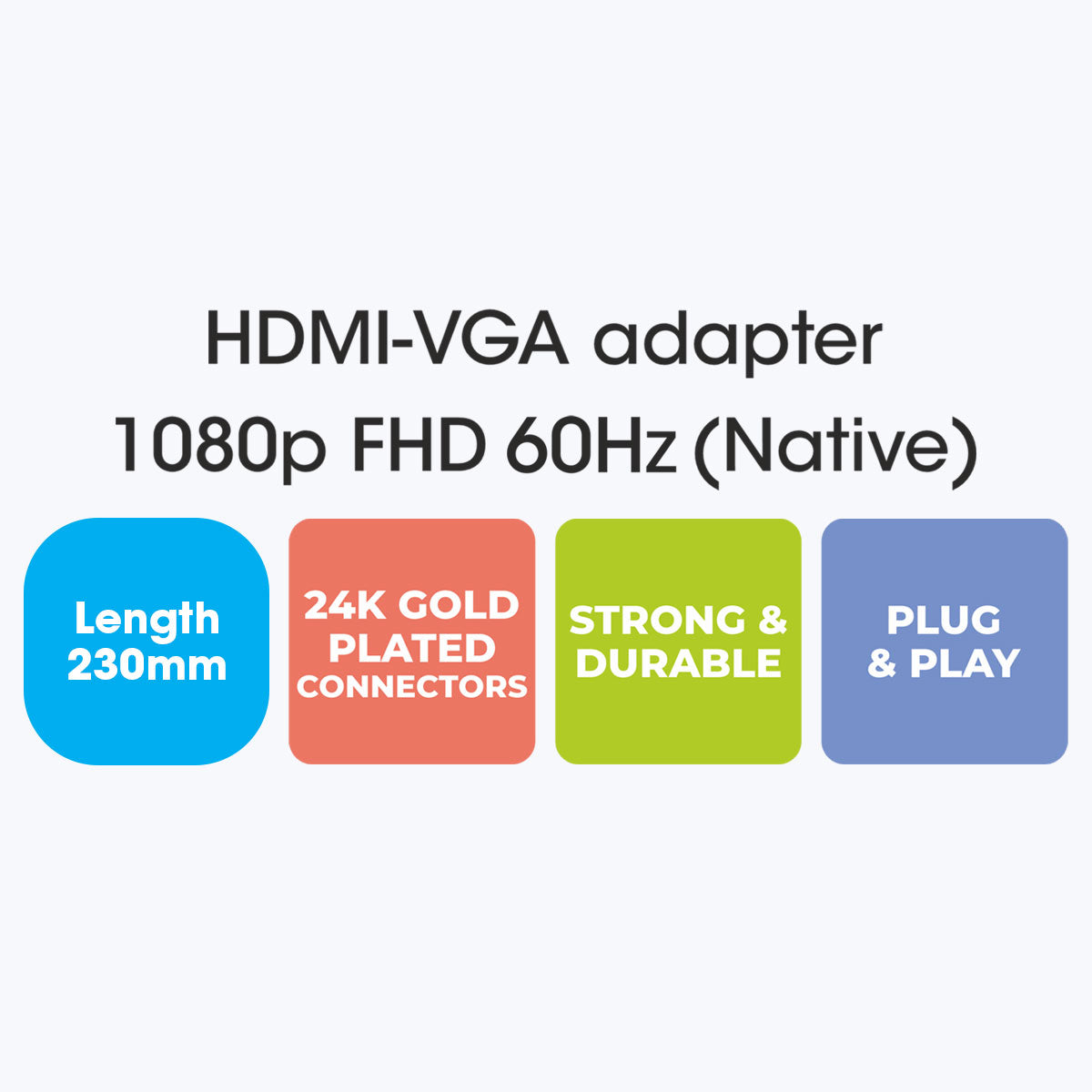 ZEB-HAV01 - HDMI - VGA Adapter - Zebronics