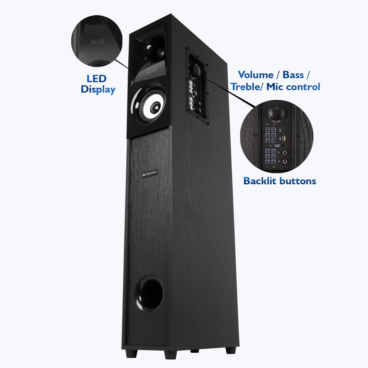 Tecnia store tower speaker