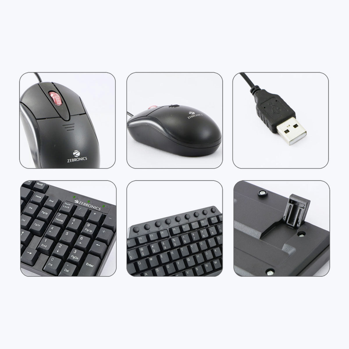 Judwaa 555 - Keyboard and Mouse combo - Zebronics