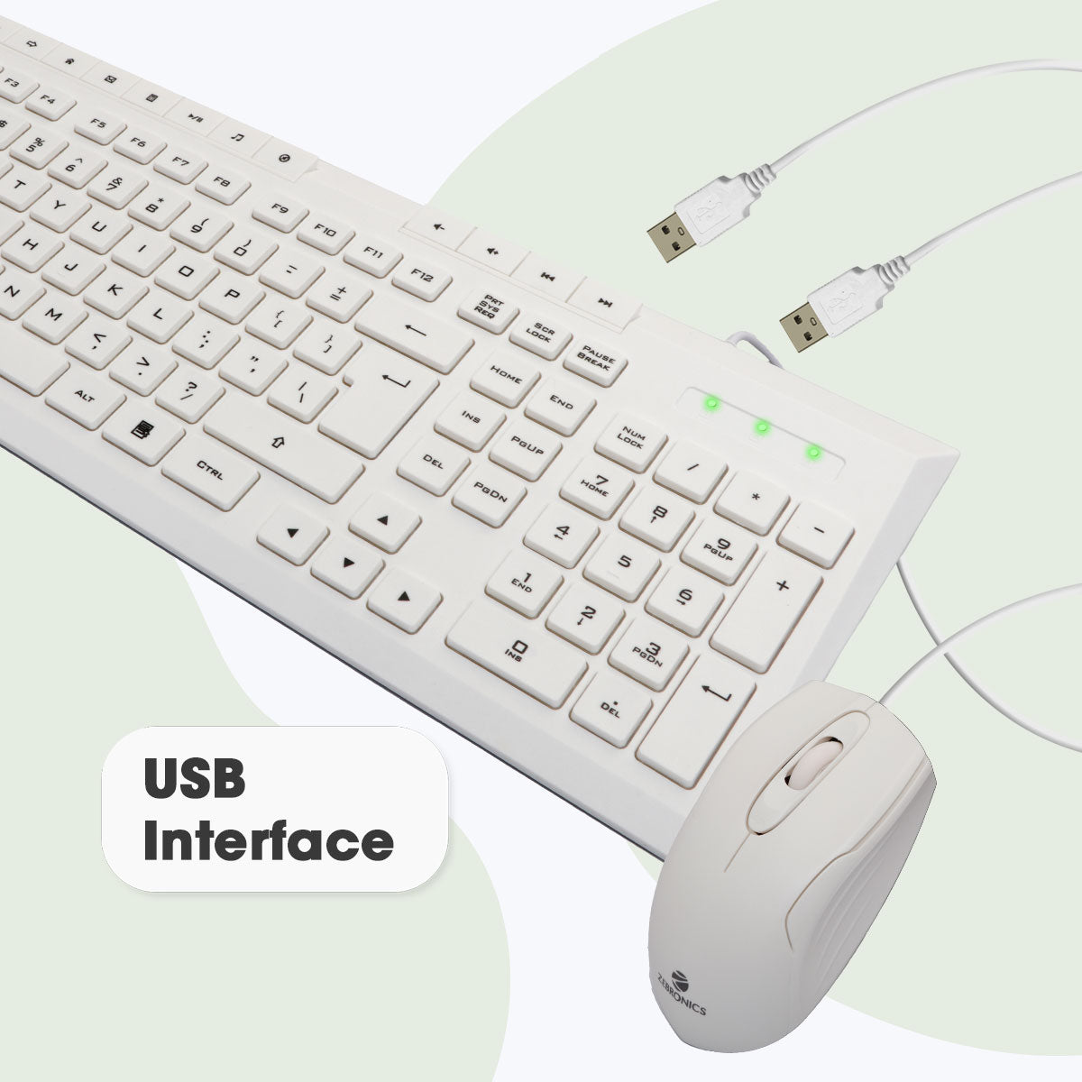 Zeb-Judwaa 900 - Keyboard and Mouse Combo - Zebronics