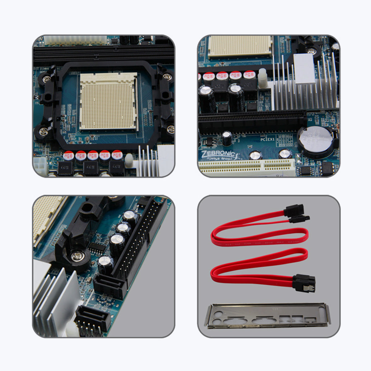 Zeb-N68-Combo, Socket 940 - Motherboard - Zebronics