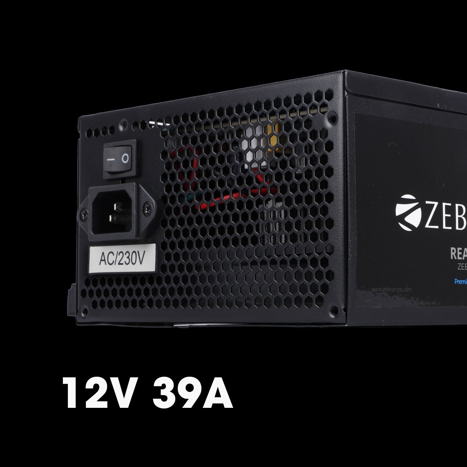 Zeb-PGP550W (80 Plus) - Premium Power Supply - Zebronics