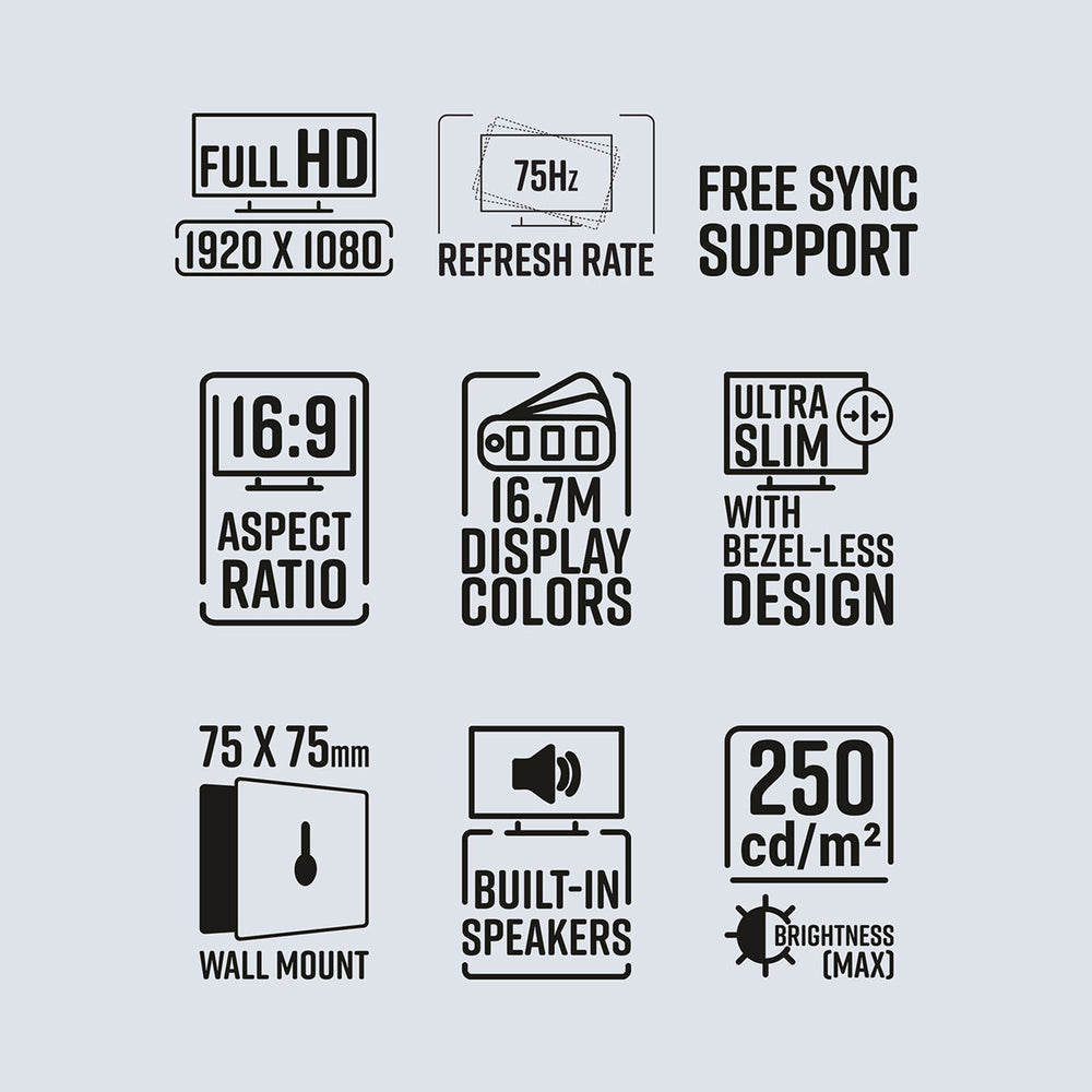 Zebronics S22A Premium LED Monitor