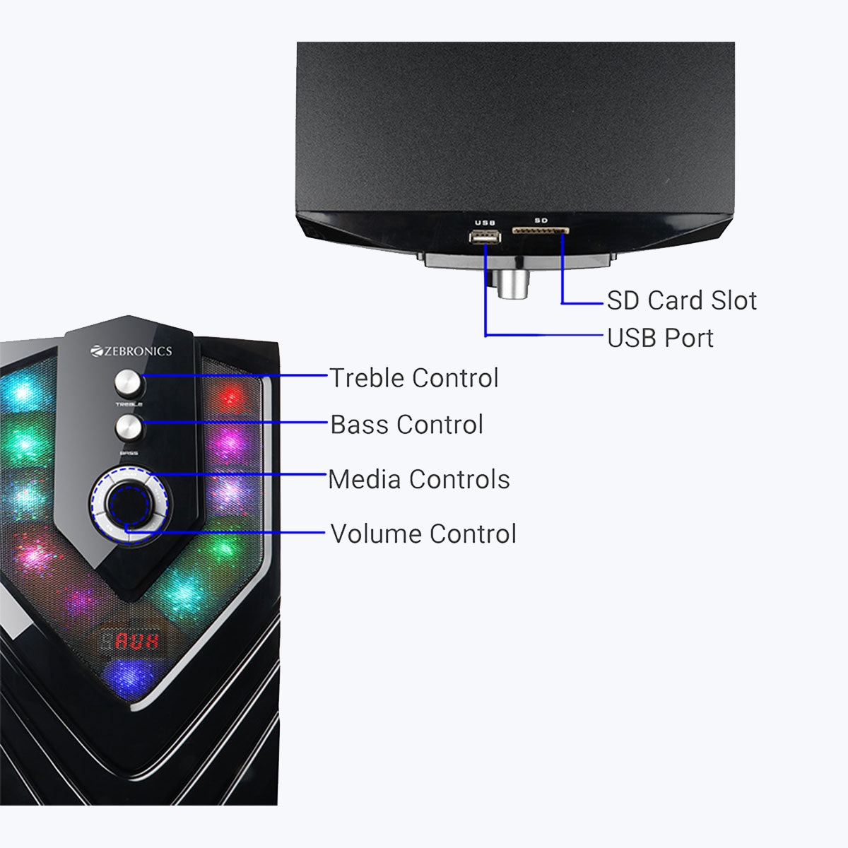 Zebronics samba hot sale speaker