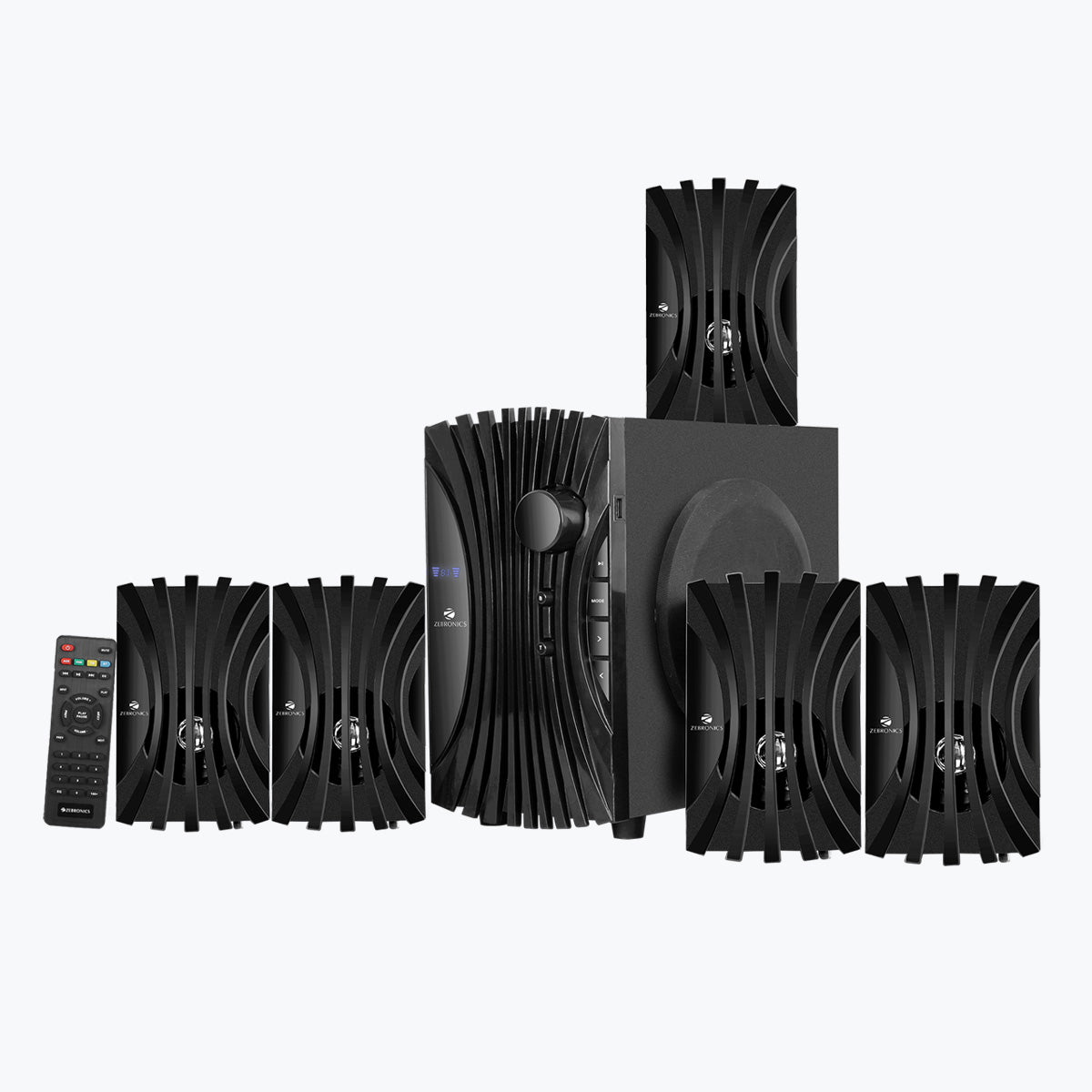 Zeb-Twist 5.1 - 5.1 Speaker - Zebronics