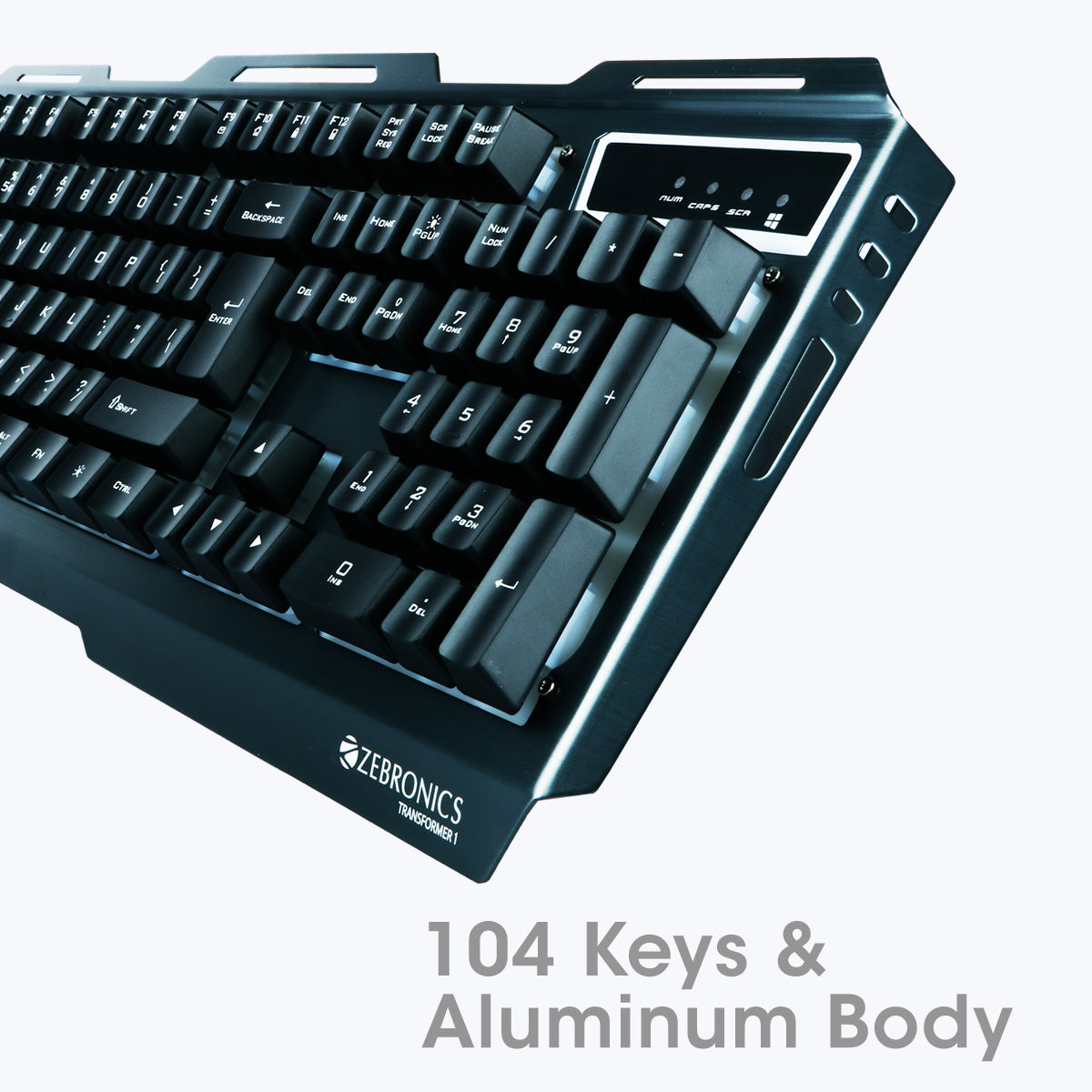 Zeb-Transformer 1 - Premium gaming keyboard and mouse combo - Zebronics