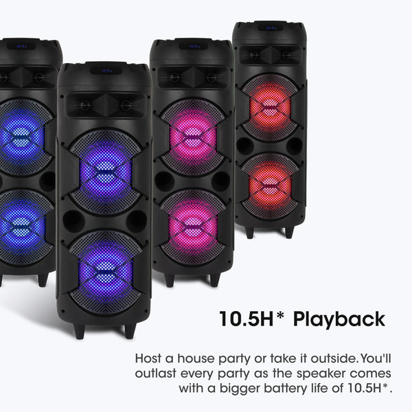 Zebronics 450 Moving Monster 2X8L Trolley Speaker - 48W