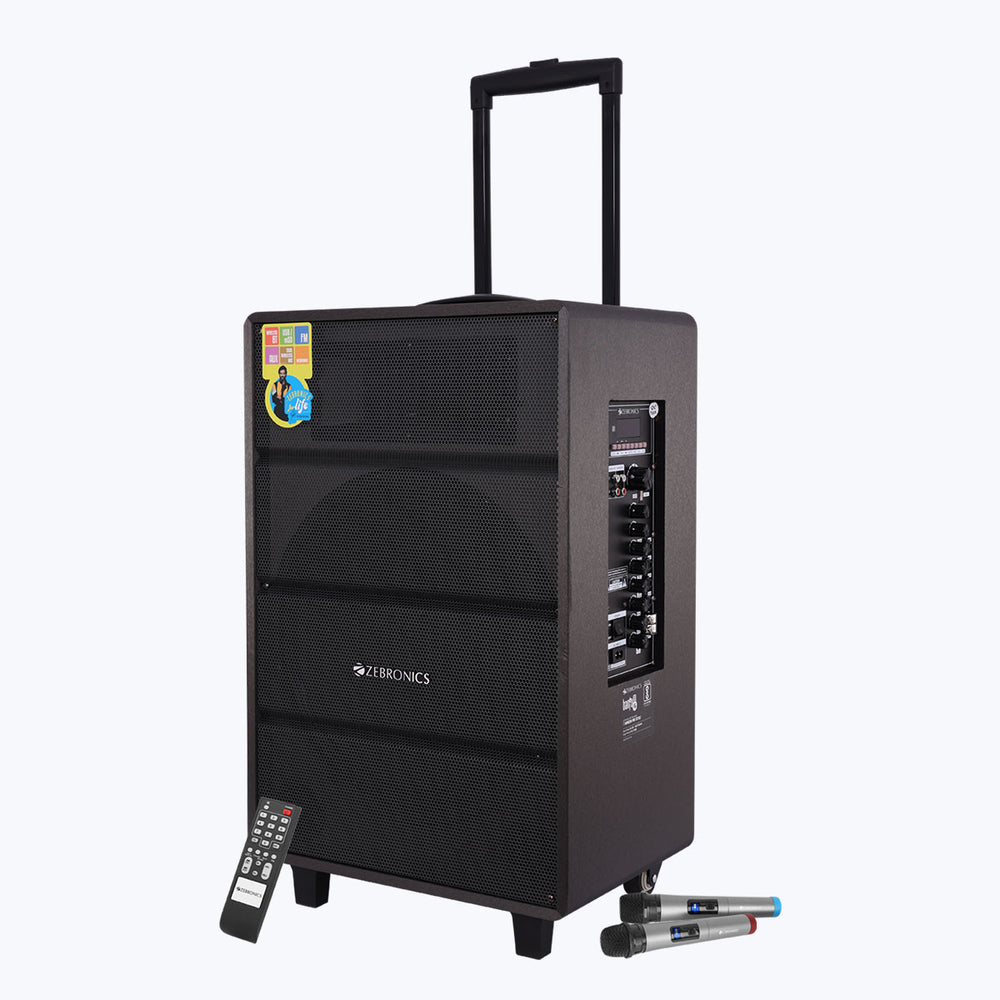 Zebronics Banjo Pro (ZebMonster Pro 2X15L2) Trolley DJ speaker