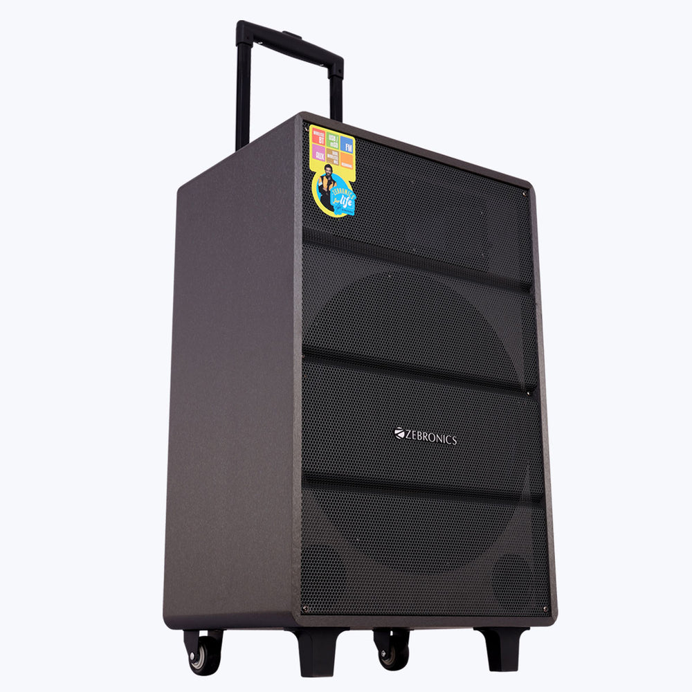 Zebronics Banjo Pro (ZebMonster Pro 2X15L2) Trolley DJ speaker