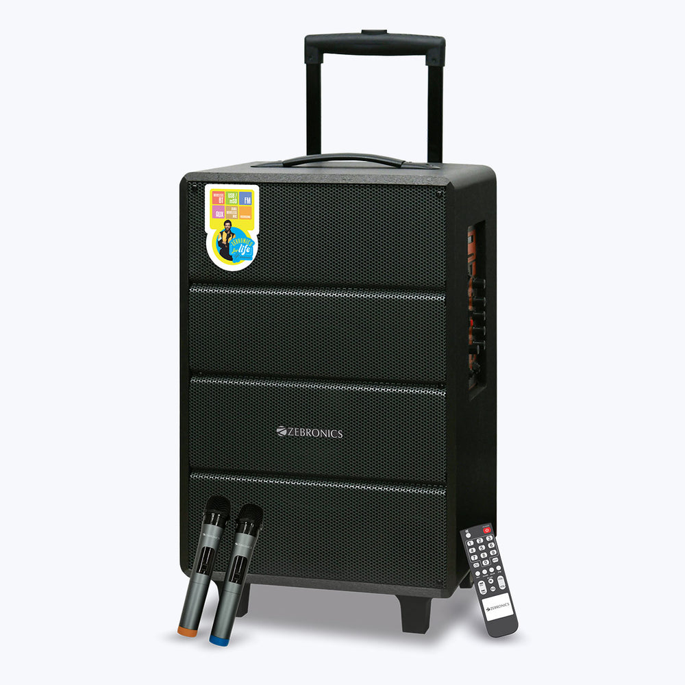 Zebronics Banjo(ZebMonster Pro 2X12L2) Trolley DJ speaker